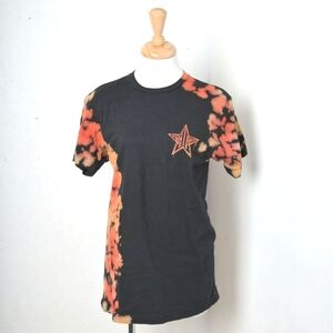 Jeffree Star | Black & orange tie dye logo shirt 2020 Halloween exclusive